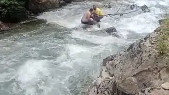 Uzungöl’de dereye düşen turist hayatını kaybetti