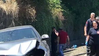 Giresun Bulancak yolunda acı kaza 1 can kaybı