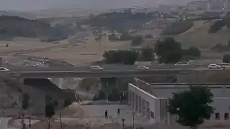 Adıyaman Millet Bahçesi'ndeki yapılara taşlı saldırı düzenlendi