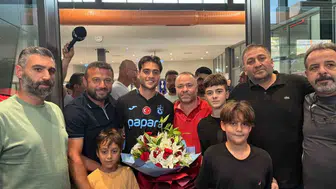 Trabzonspor yeni transferi Aral Şimşir’i şehre getirdi