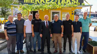 Aydın Valisi Osman Varol taksicilerle bir araya geldi
