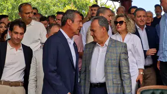 Ali Koç ve Mansur Yavaş Kırkpınar er meydanında buluştu