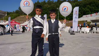 Düzce’de 62 çocuk için unutulmaz sünnet şöleni
