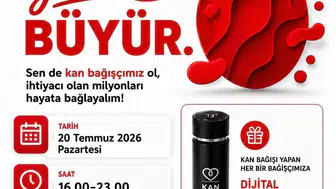 Karacasu Meydanı’nda kan bağışı seferberliği başlıyor