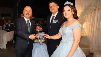 Vali Varol şehit yakını ailenin nişan törenine katıldı