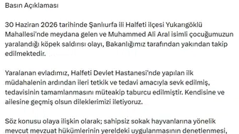 Halfeti'deki köpek saldırısı için bakanlıktan müfettiş hamlesi