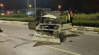 Sivas’ta gece vakti trafik kazası 3 genç yaralandı