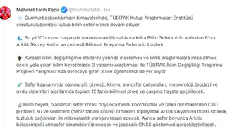 Türk bilim ekibi Kuzey Kutbu yolcusu
