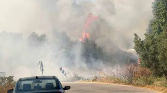 İznik’teki çöp tesisinde yangın ormana sıçradı