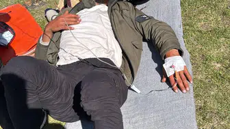 Tendürek Dağı’nda mahsur kalan hastaya ekiplerden zorlu operasyon