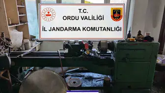 Ordu kırsalında kaçak silah üreten atölyelere baskın düzenlendi
