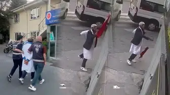 Bayrağa çirkin saldırı: Şüpheli cezaevine gönderildi