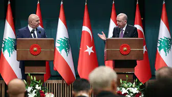 Erdoğan ve Avn Ankara'da Lübnan'ın Geleceğini Konuştu