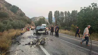 Bilecik'te otomobil ve motosiklet çarpıştı 1 ölü 2 yaralı