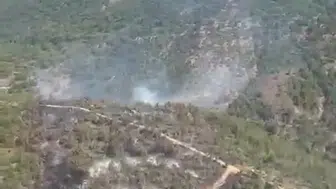 Balıkesir ormanlarında korkutan yangın söndürüldü