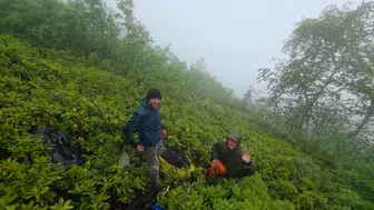 Rize’de sis yüzünden mahsur kalan turistleri ekipler kurtardı