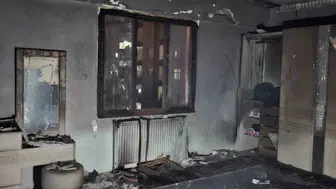 Diyarbakır'da apartman yangını İki kadın son anda kurtarıldı
