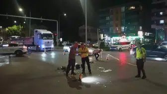 Samsun Çarşamba yolunda motosiklet kazası 5 kişi yaralandı