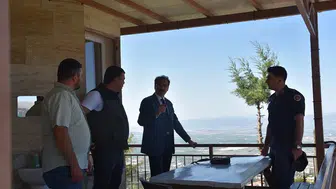 Salihli'de orman yangını alarmı verildi