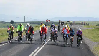 Ardahan bin bisikletliyle yollara döküldü