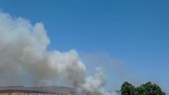 Ayvalık çöplüğünde yükselen dumanlar ekipleri alarma geçirdi