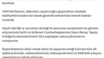 Yerli füze TAYFUN yeni versiyonuyla hedefini tam isabet vurdu
