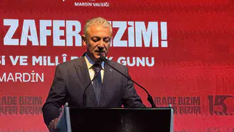 Mardin sokaklarında 15 Temmuz nöbeti ve demokrasi vurgusu