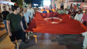 Köyceğiz 15 Temmuz için tek yürek oldu