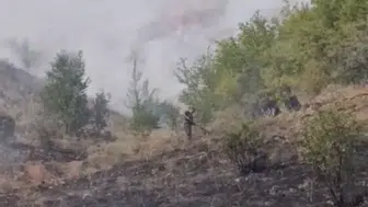 Çankırı Dutağaç köyünde korkutan arazi yangını kontrol altına alındı