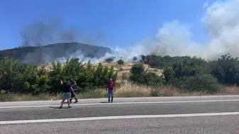 Çanakkale Ayvacık ormanlarında yangın paniği