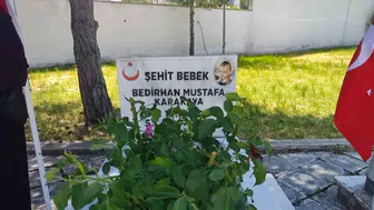 Bedirhan bebek ve annesi Sivas'ta dualarla anıldı