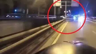 Bursa trafiğini karıştıran kaza kask kamerasında