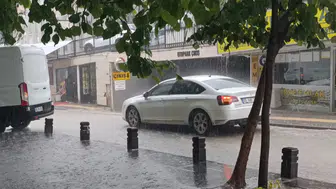 Amasya'da turuncu alarm hayatı yavaşlattı