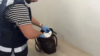 Bebekli kuryelere Samsun polisinde narkotik engeli