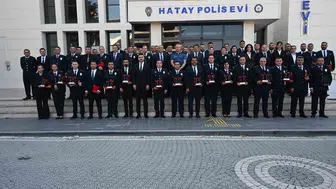 Hatay Emniyetinde terfi heyecanı yaşandı