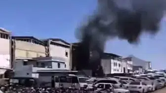 Gaziantep sanayisinde iş yeri alevlere teslim oldu