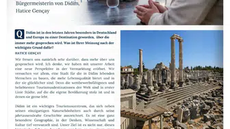 Alman turizm dünyası Didim’i keşfediyor