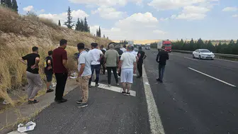Şanlıurfa'da cip kaza yaptı sürücü yaralı kurtuldu