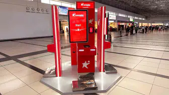 Corendon havalimanında kontuar kuyruğunu bitiriyor
