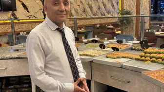 Bolu'da tatlıcıda hesap ödemeden kaçan grup kamerada