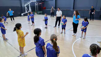 Karataylı çocuklar yaz tatilini spora ayırdı