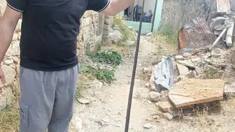 Siirt Dilektepe köyünde yılan istilası halkı sokağa çıkamaz hale getirdi