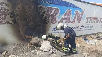 Hatay Dörtyol’da iş yeri yangını korkuttu