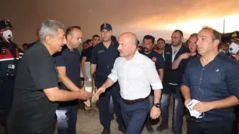 Aydın Çine’de orman yangını mahallelere dayandı