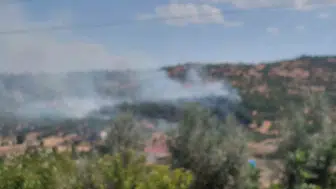 Dicle kırsalında alevler yükseliyor