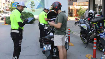 Aydın trafiğinde motosikletlere sıkı denetim