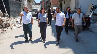 Uşak belediye yönetimi sanayi sitesinde esnafın kapısını çaldı