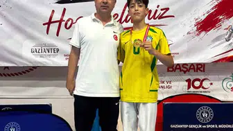 Arabanlı sporcu Ahmet Öztürk bölge şampiyonasına gidiyor