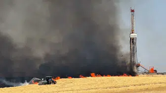 Diyarbakır'da petrol sahasına ramak kala söndürülen yangın