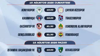 Süper Lig'de yeni sezon heyecanı başlıyor